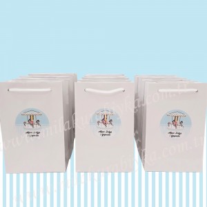 Atlı Karınca Temalı Karton Hediye Çantası